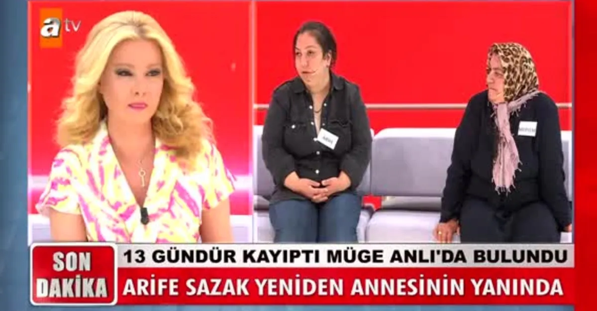 36 yaşındaki Arife Sazak canlı yayında...