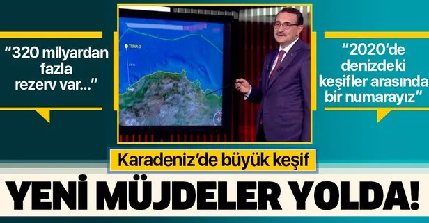 Enerji ve Tabii Kaynaklar Bakanı Fatih Dönmez Karadeniz’deki keşfe ilişkin konuştu: 320 milyardan fazla rezerv var