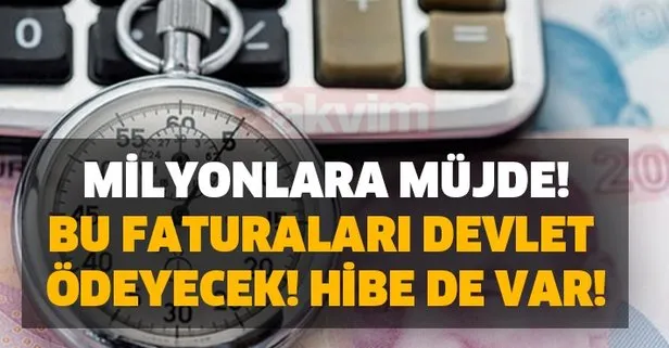 Müjde geldi! Kira, elektrik, doğal gaz, su ödemelerini devlet yapacak!