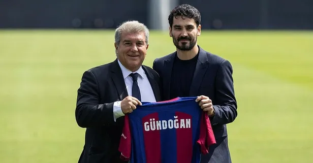 Barcelona yeni transferi İlkay Gündoğan'ı tanıttı