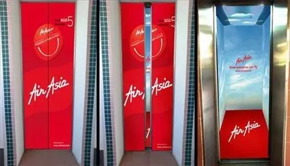 İlginç asansör reklamları