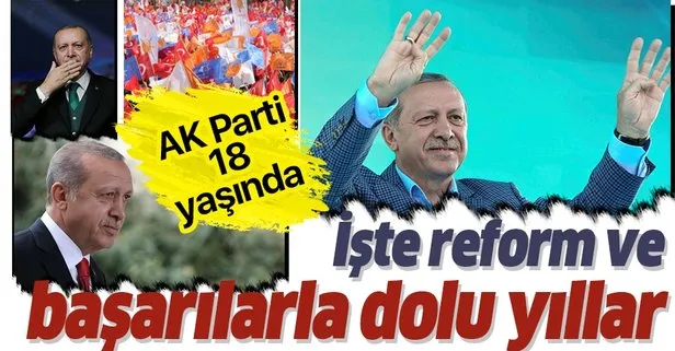 AK Parti, Erdoğan liderliğinde reformlar ve seçim başarılarıyla dolu 17 yılı geride bıraktı