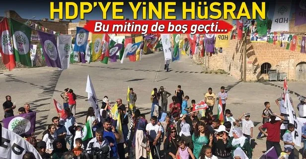 HDP Midyat’ta da hüsrana uğradı