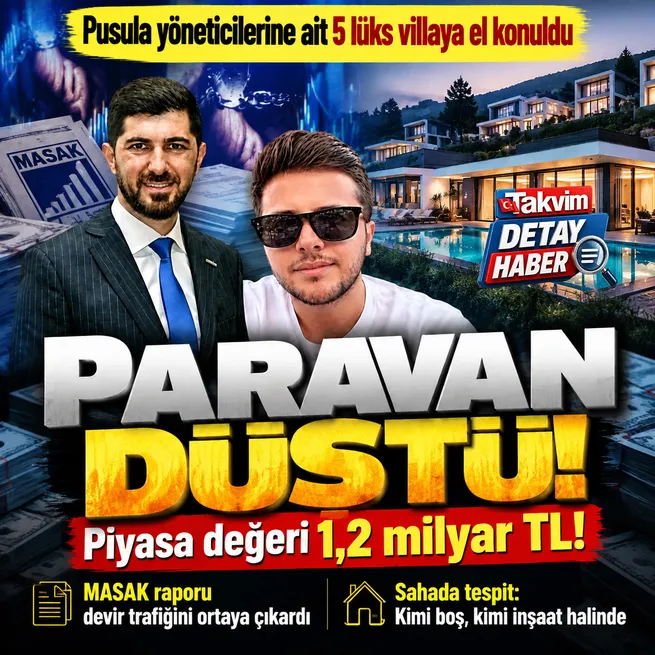 Paravan oyunu çöktü: Piyasa değeri 1,2 milyar TL! Serdar Turhan ile Muhammed Yarız’a ait 5 lüks villaya el konuldu