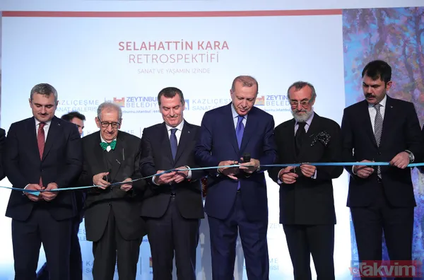 Başkan Recep Tayyip Erdoğan 'Selahattin Kara Resim Sergisi'nin açılışına katıldı - 5