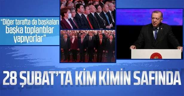 Başkan Erdoğan’dan 6’lı muhalefet masasına 28 Şubat göndermesi