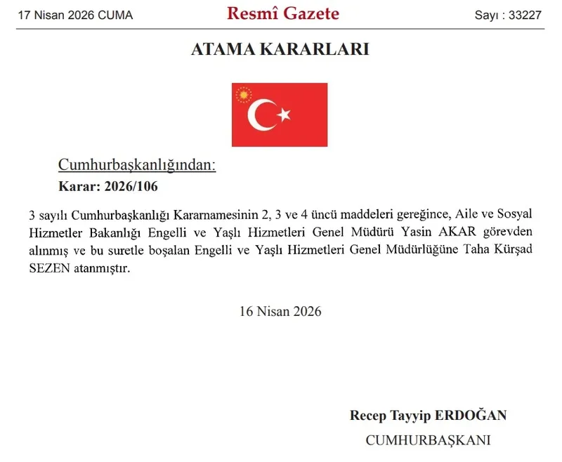 afad-bakanlik-ve-buyukelciliklerde-kritik-atamalar-resmi-gazetede-yayimlandi-1776375210585.jpeg AFAD, Bakanlık ve Büyükelçiliklerde kritik atamalar: Resmi Gazete'de yayımlandı-5