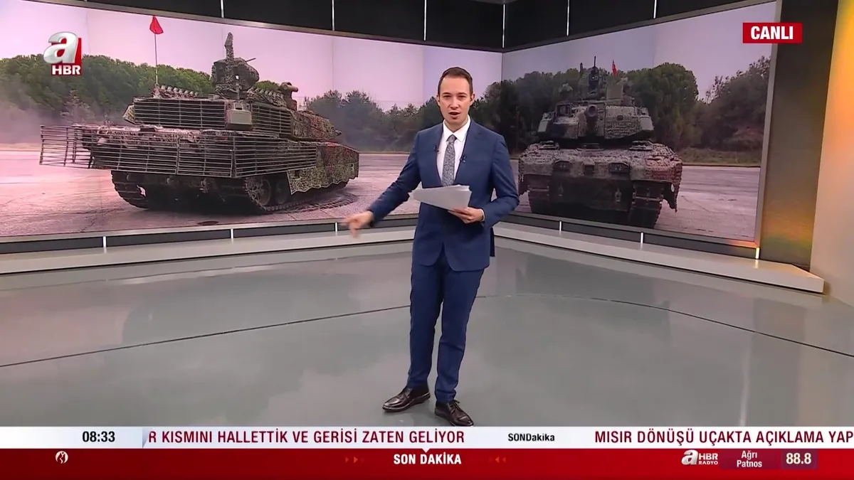 Altay tankı 28 Ekim'de envantere girecek