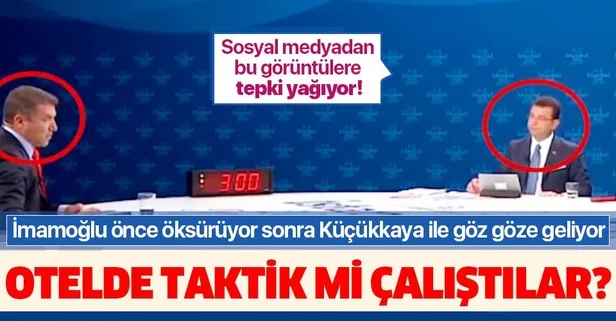 Ekrem İmamoğlu ile İsmail Küçükkaya ortak canlı yayını için taktik mi çalıştı?