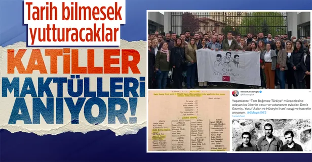 Deniz Gezmiş ile arkadaşlarını ipe götüren CHP tayfası ve Kılıçdaroğlu'ndan büyük iki yüzlülük!