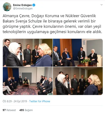 Emine Erdoğan, Alman Bakan Schulze ile bir araya geldi-1