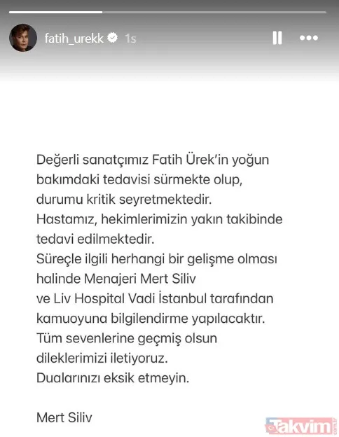 SON DAKİKA | Fatih Ürek'ten acı haber: Yoğun bakımda hayatını kaybetti - 7