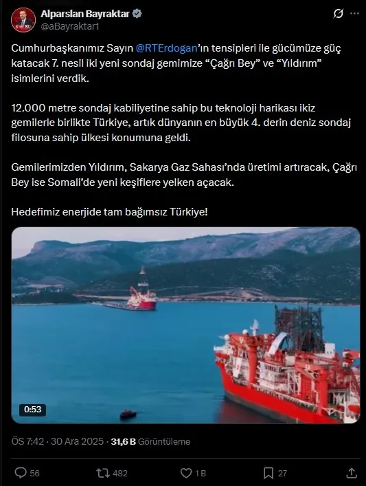 turkiye-enerjide-vites-yukseltti-cagri-bey-ve-yildirim-sahaya-iniyor-1767165216987.jpeg Foto: Alparslan Bayraktar X hesabı ekran görüntüsü