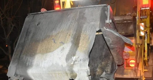 Manisa Valiliğinden çöp konteynerinde patlama açıklaması: Patlayıcı madde izine rastlanmadı