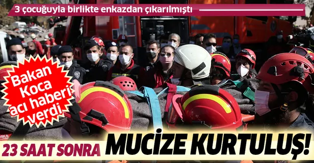 SON DAKİKA: İzmir’de Doğanlar Apartmanı’nda bir anne ve 3 çocuğu enkazdan çıkarıldı