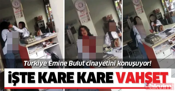 İşte kare kare Emine Bulut cinayeti! Eski kocası tarafından kızı önünde bıçaklanan Emine Bulut'un son anları - 1