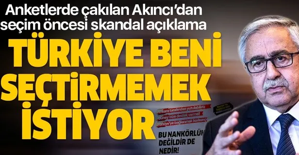 Türkiye düşmanlığı yapan KKTC Cumhurbaşkanı Mustafa Akıncı’dan skandal açıklama: Türkiye beni seçtirmemek istiyor
