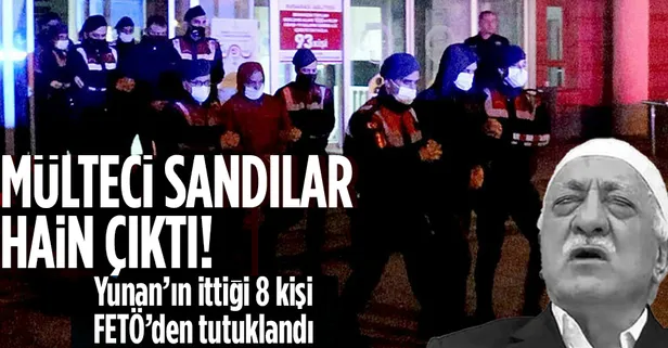 Yunan'ın mülteci sanarak geri ittiği 8 kişi aranan FETÖ'cü çıktı