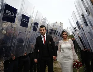 Antalya'da evlenen polis çiftin ilginç hikayesi