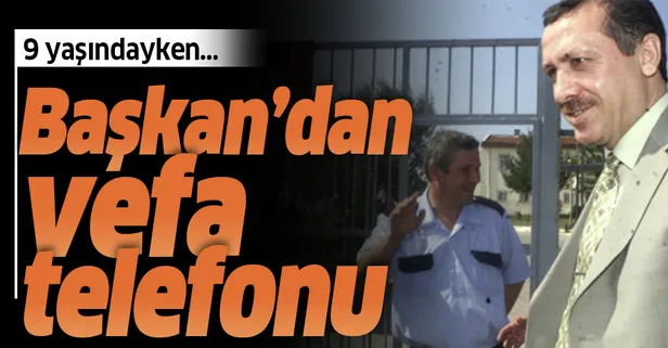 Başkan Erdoğan'dan vefa telefonu! Cezaevindeyken kendisini ziyaret eden Muhammed Malik Taylan'ı tebrik etti