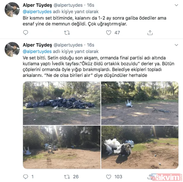 Kaz Dağları için ortalığı ayağa kaldıran Şahan Gökbakar, Recep İvedik 6 çekimlerinde ormanı çöplüğe çevirdi! - 29