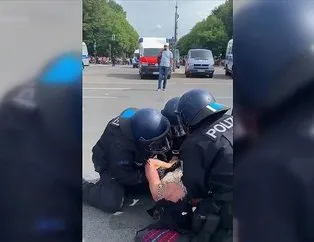 Alman polisinden insanlık dışı hareket!