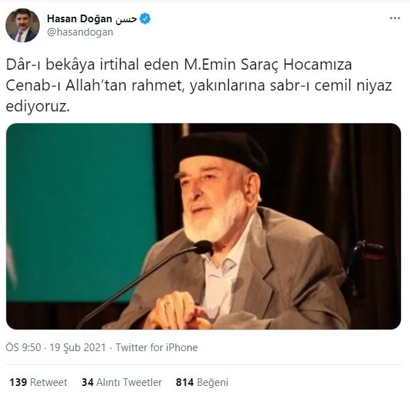 son-dakika-hadis-alimi-muhammed-emin-sarac-hayatini-kaybetti-1613761671636.jpeg Alimin ölümü alemin ölümü gibidir! Hadis alimi Mehmet Emin Saraç hayatını kaybetti...-11