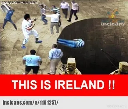 Esnafı döven İrlandalı capsleri sosyal medyayı salladı