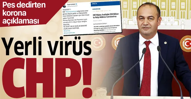 CHP'li Milletvekili Özgür Karabat'tan akılalmaz koronavirüs iftirası!