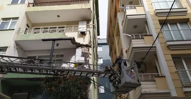 Bahçelievler'de 45 yıllık bina tahliye edildi