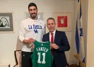 İsrail’in Birleşmiş Milletler Daimi Temsilcisi Gilad Erdan FETÖ’cü kaçak Enes Kanter ile görüştü
