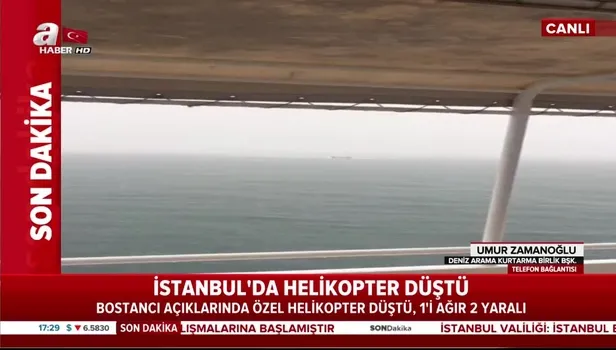 Düşen helikoptere ait ilk görüntüler!