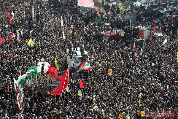 Süleymani'nin cenaze töreni izdiham nedeniyle ertelendi! Onlarca ölü ve yaralı var - 22