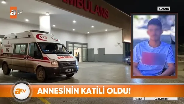 Adana Yüreğir'de dehşet anları! Annesini öldürdü, dayısını yaralayıp kaçtı