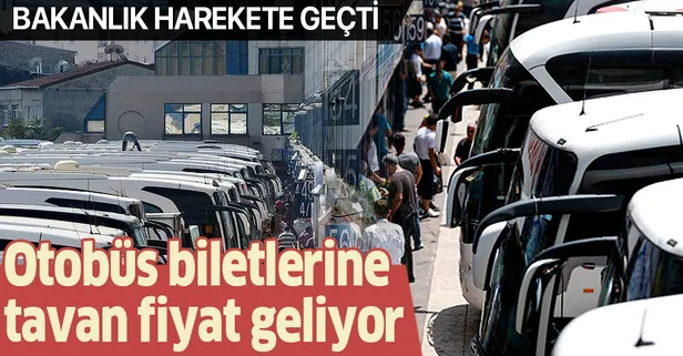 Otobüse tavan fiyat geliyor