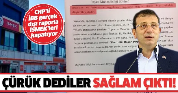 Chp Li Ibb Nin Curuk Dedigi Bina Saglam Cikti Gercek Disi Raporla Ismek Leri Kapatiyorlar Takvim
