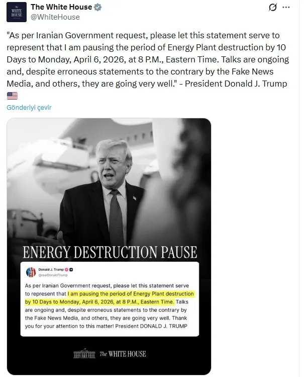 TRUMP'TAN ENERJİ KARARI: SALDIRILARI 10 GÜN DURDURDUM-1
