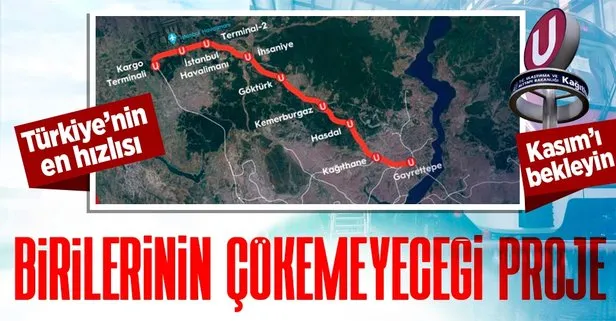 Gayrettepe-Kağıthane-İstanbul Havalimanı metro hattında test sürüşü yapıldı! Bakan Karaismailoğlu tarih verdi...