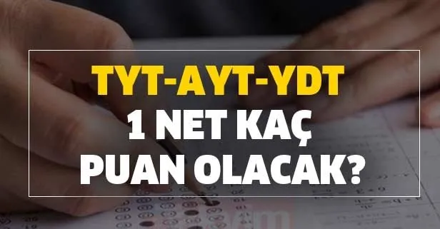 Puan Hesaplama Tyt Ayt Ydt 1 Net Kac Puan Olacak 2020 Yili Yks Tyt Ayt Ydt Puani Hesaplama Nasil Yapilir Takvim