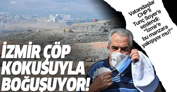 İzmir çöp kokusuyla boğuşuyor! Vatandaşlar isyan etti "İzmir'e bu manzara yakışıyor mu?"
