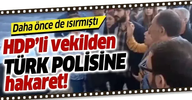Polisi ısıran HDP'li Saliha Aydeniz bu kez de hakaret etti!