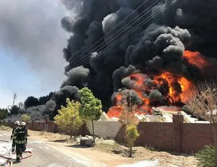 Depo alev aldı! Patlama sesleri geliyor