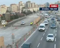 Maltepe’de bitmeyen trafik çilesi!