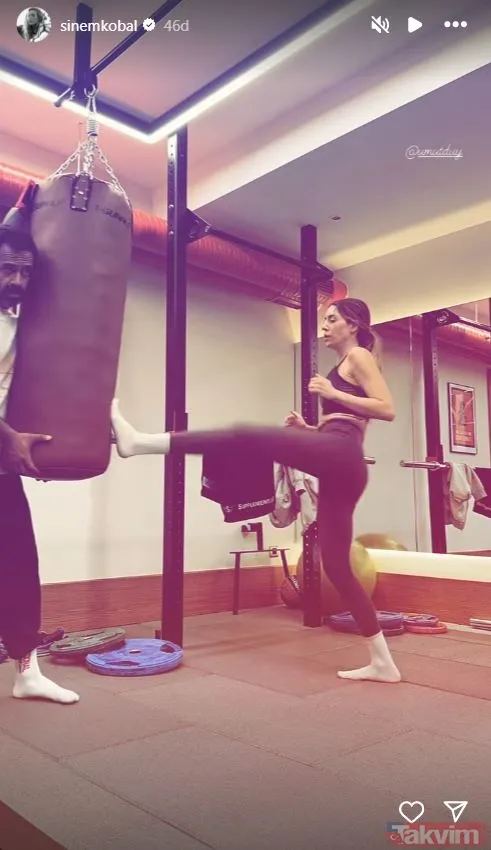 2 çocuk annesi Sinem Kobal’dan spor salonunda şov! Formda vücuduyla dikkat çekti! Kenan İmirzalıoğlu’nun biricik eşi... - 8