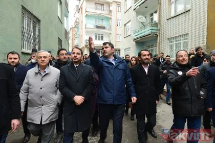 Hazine ve Maliye Bakanı Berat Albayrak ve Çevre ve Şehircilik Bakanı Murat Kurum Elazığ’da incelemelerde bulundu