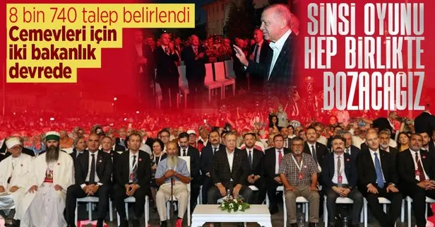 Başkan Erdoğan’dan Hacı Bektaş Veli’yi anma programında önemli açıklamalar: Sinsi oyunu hep birlikte bozacağız