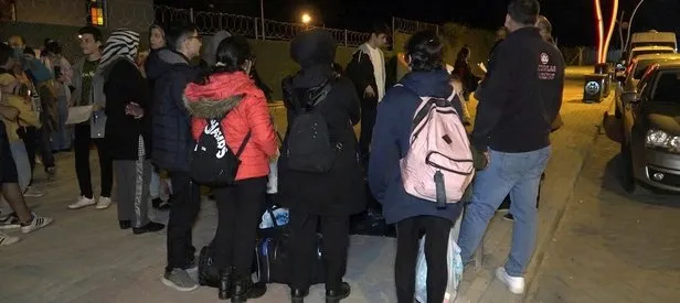 Afetzedeler oy kullanmak için yola çıktı