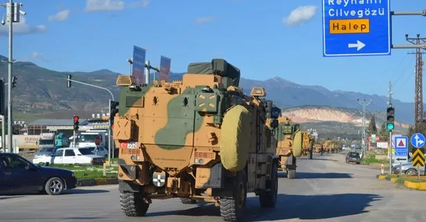 Suriye sınırına askeri sevkiyat