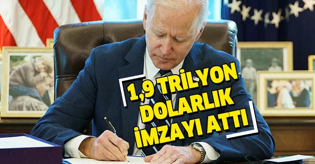 ABD Başkanı Joe Biden, 1,9 trilyon dolarlık koronavirüs ekonomik destek paketini imzaladı
