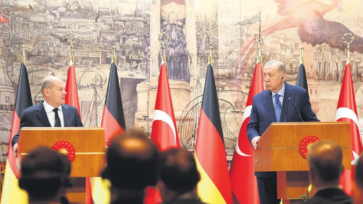 Başkan Erdoğan, "İsrail’in kendisini savunma hakkı var" diyen Alman Başbakanı Scholz’a sert çıktı